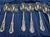 Silver-Plated Dessert Spoons with Russell Pattern by Mappin & Webb, Set of 12 For Sale - Image 3 of 4