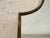 Italian Brass Shield Mirror, 1950s For Sale - Image 6 of 12