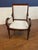 Set of Eight Newport Dining Chairs With Base Muslin Fabric - Showroom Samples For Sale - Image 10 of 18