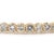 Metal 18k Yellow Gold 3.80ctw Diamond Half Eternity Hinged Bangle Bracelet For Sale - Image 7 of 8