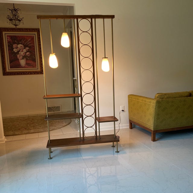 Mid Century Modern Lighted Room Divider Chairish