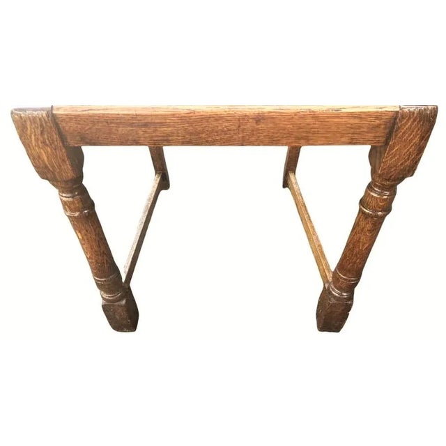 Scottish Arts & Crafts Quarter Sawn Oak Dining Chairs by F. H. Marshall - Set of 4 - Early 20th Century For Sale In Saint Louis - Image 6 of 12