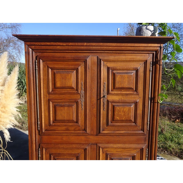 Vintage High Sideboard in Oak, 1960s For Sale - Image 4 of 18