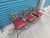 Metal Set of 3 Vintage Cleo Baldon Style Iron Dining Chairs, c.1970s For Sale - Image 7 of 9