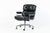 This black Model 3475 Eames Time Life Executive Lobby Chair designed by Charles & Ray Eames for Herman Miller was produced...