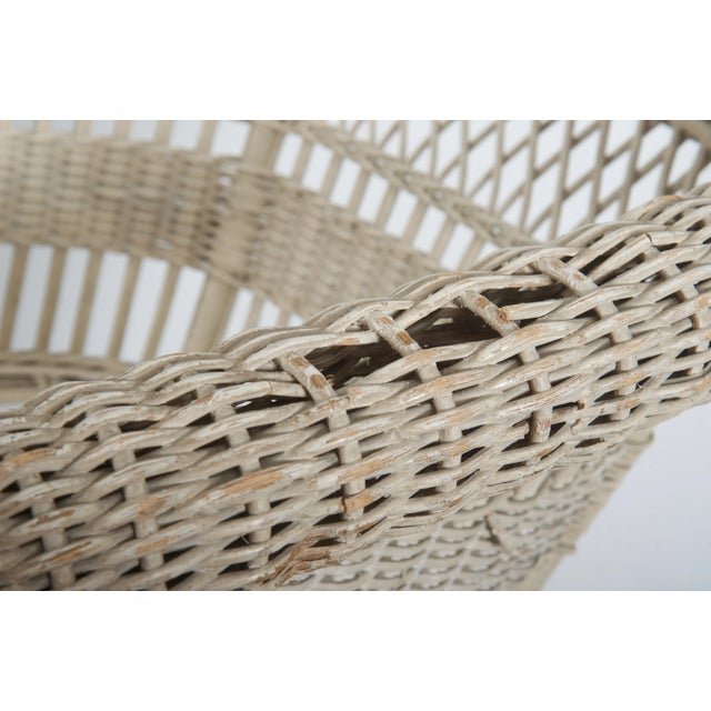 Antique Wicker Armchair by Hans Vollmer for Prag-Rudniker For Sale - Image 6 of 12