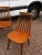 Mid Century Dining Chairs 81 cms tall 41 cms wide Seat height 43 cms A used item so will have signs of use and wear, see pics
