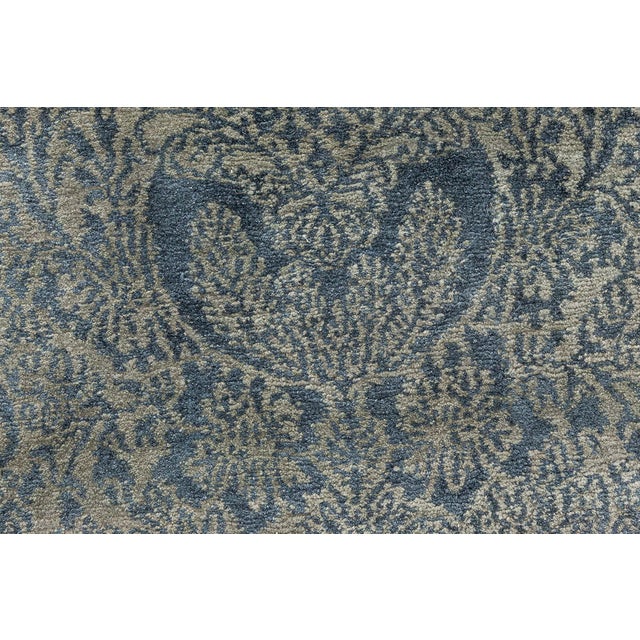 Early 21st Century Contemporary S10 Tibetan Floral Design Rug by Doris Leslie Blau For Sale - Image 5 of 8