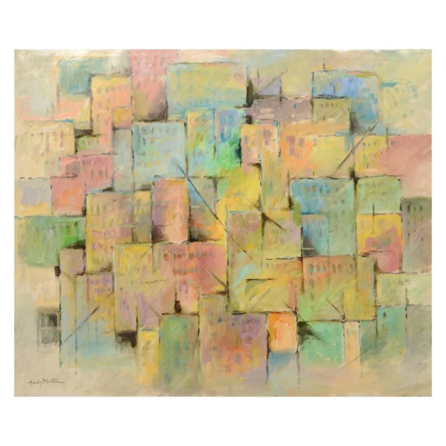 "City of Color" Contemporary Mixed-Media Signed Original Abstract Painting For Sale In Dallas - Image 6 of 6
