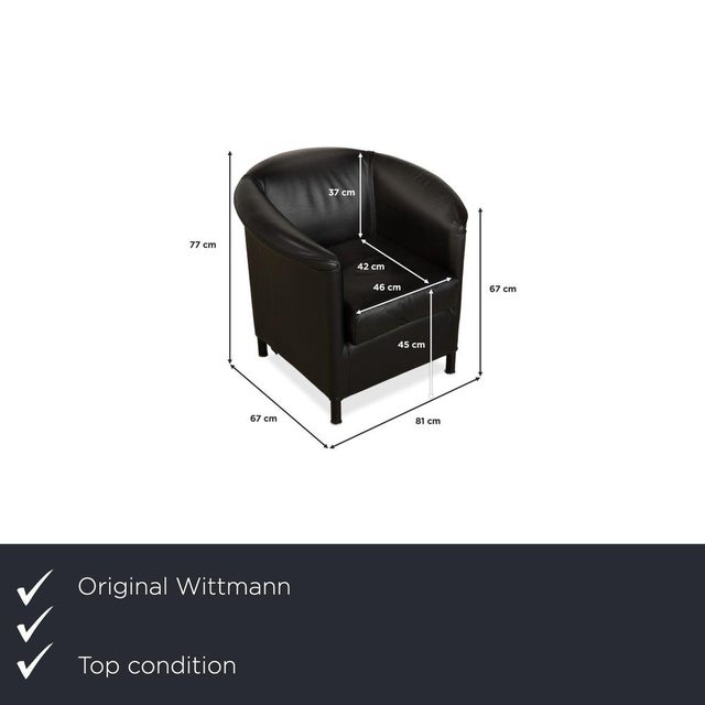 Wittmann Aura: The "Little Black Dress" for your home. This armchair from the traditional Austrian manufacturer Wittmann...
