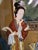 Chinese 1920s Chinese Art Reverse Glass Painting Wooden Frame For Sale - Image 3 of 11
