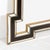 Mid-Century Etruscan Key Form Segmented Umber Lacquered & Giltwood Lined Mirror For Sale - Image 9 of 9