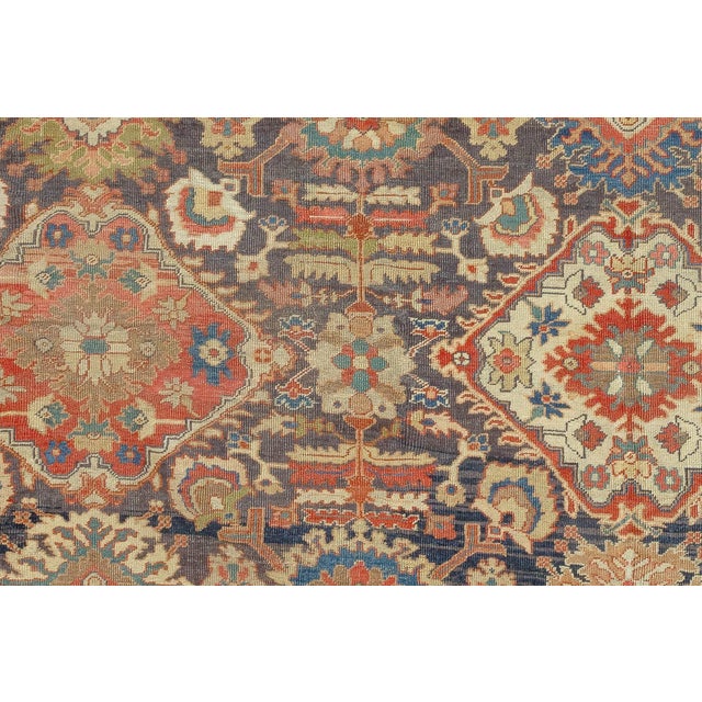 Early 20th Century Antique Zabihi Collection Persian Mahal Rug - 12'4" x 19'6" For Sale - Image 5 of 12