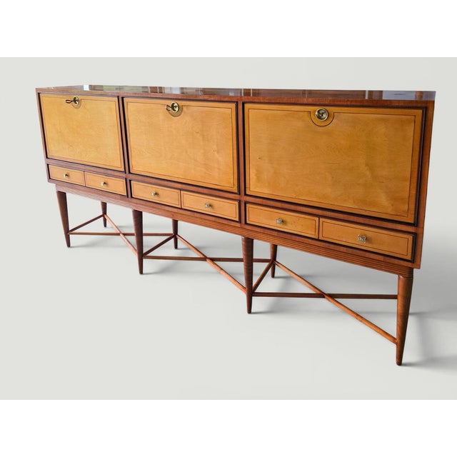 Mid-Century Modern Italian Sideboard in Teak, 1957 For Sale - Image 14 of 18