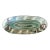 Vintage Geometric Patterned Pottery Tray For Sale