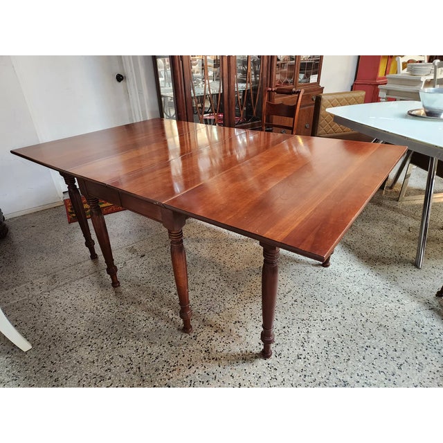 Late 20th Century Willett Wildwood Cherry Wood Dining Set For Sale - Image 13 of 15