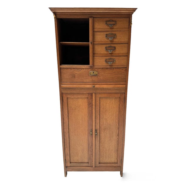 Art Nouveau Filing Cabinet or Bookcase, 1900s For Sale - Image 13 of 13