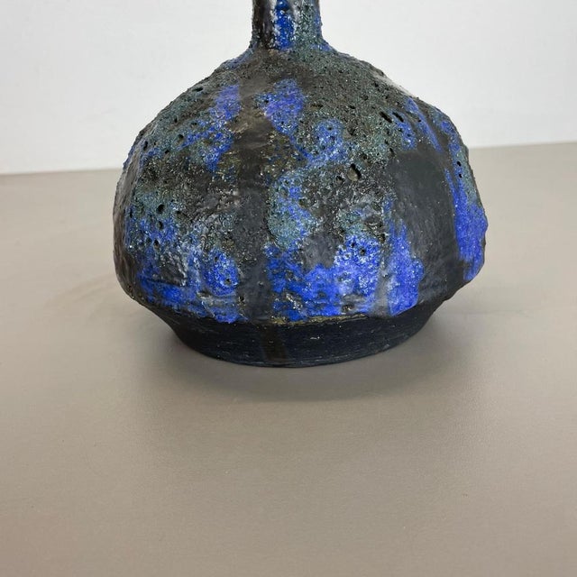Abstract Ceramic Studio Pottery Vase from Gerhard Liebenthron, Germany, 1970s For Sale - Image 15 of 18