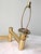 Mid-Century Modern Vintage Brass Swing Arm Plug-in Wall Lamp For Sale - Image 3 of 8