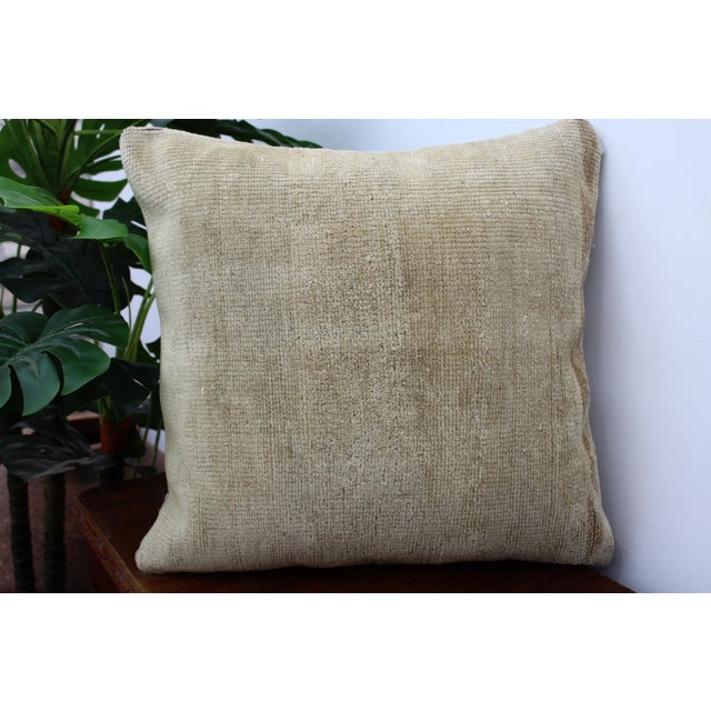 Turkish Vintage Rug Decorative Pillow Cover - 20"x20" For Sale - Image 9 of 13