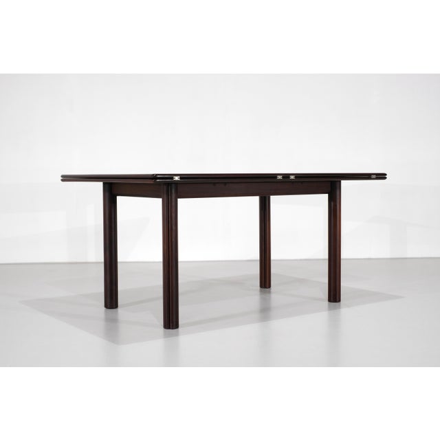 Brown Nibay Dining Table by Afra and Tobia Scarpa for Gavina, Italy, 1960s For Sale - Image 8 of 18