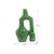 An abstract, biomorphic silhouette rises in the iconic green glaze that has made Tamegroute pottery famous the world over,...