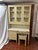 Thomasville Thomasville Allegro Faux Bamboo Desk With Bookcase Hutch Top and Chair For Sale - Image 4 of 18