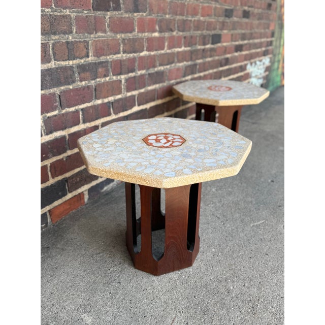 Mid-Century Modern Harvey Probber Mid Century Travertine Side Tables For Sale - Image 3 of 11