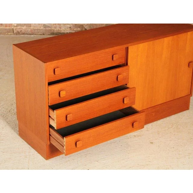 Mid-Century Modern Danish Teak Sideboard from Domino Mobler, 1970s For Sale - Image 11 of 15