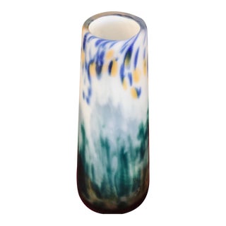 Shane Faro Studio Hand Blown Vase Collaboration With Angus Powers, Signed and Dated, Very Ethereal For Sale