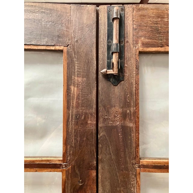 1950s French Door Set Two Raised Panel For Sale - Image 5 of 5