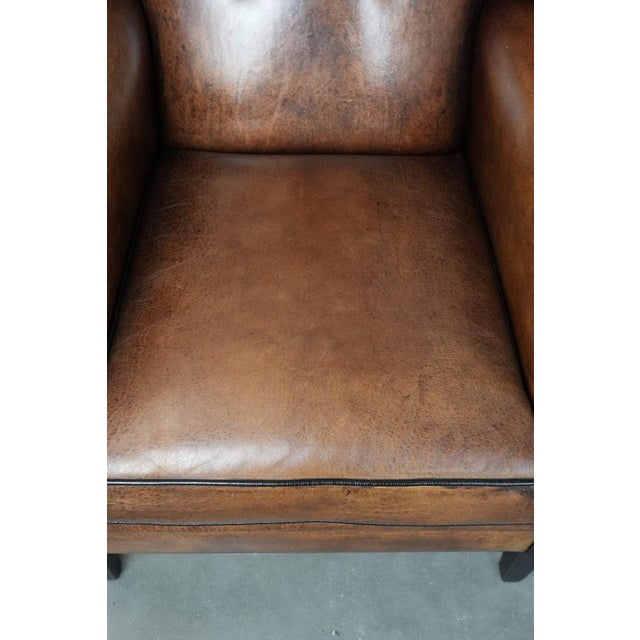 Club Chair in Sheepskin Leather For Sale - Image 6 of 15
