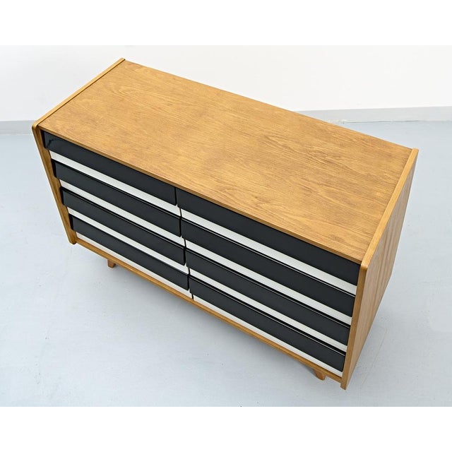 Black and White U-453 Buffet by Jiri Jiroutek for Interier Praha, 1968 For Sale - Image 10 of 14