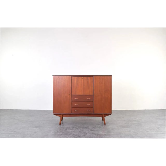 Mid-Century Danish Teak Highboard, 1960s For Sale - Image 18 of 18