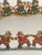 1950s Two Antique Paper Cut Christmas Garlands Santa For Sale - Image 5 of 7