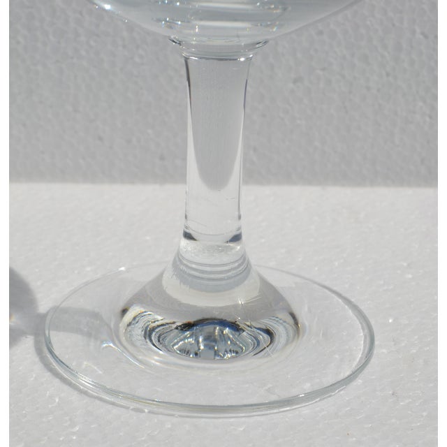 Libbey Glass Co. 1930s Art Deco Flemington Cut Glass Champagne Coupe Hand-Cut Daisy Floral Designs For Sale - Image 4 of 13
