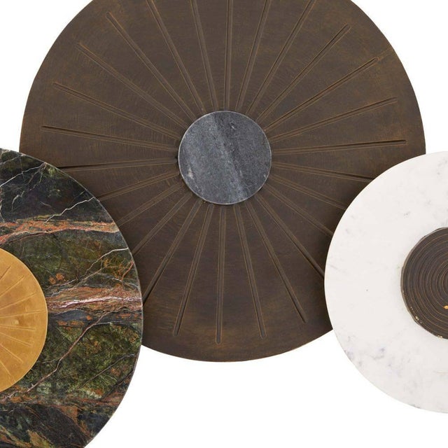 Arteriors Home Rhodes Wall Plaques, Set of 3 For Sale - Image 10 of 10