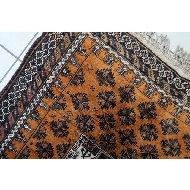 1920s, Handmade Antique Afghan Baluch Rug 3.5' X 6.2' For Sale - Image 12 of 12