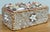 Vintage Shell Encrusted Tissue Box Holder For Sale - Image 4 of 14