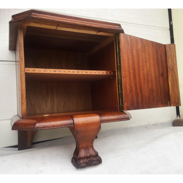 Lion Paw Bedside Tables, 1950s, Set of 2 For Sale - Image 14 of 18