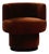 Caos Accent Chair in Brown Velvet from Moanne For Sale