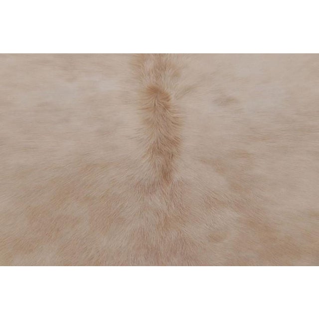 2010s Rug & Kilim’s Large Cowhide Rug in Beige and Cream White Tones For Sale - Image 5 of 9
