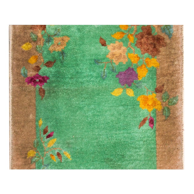 Textile Early 20th Century Chinese Art Deco Rug For Sale - Image 7 of 15