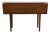 Vintage Turned Wood Drop Leaf Table For Sale