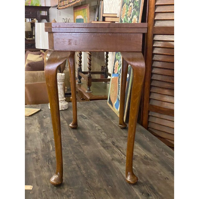 18th Century 19th Century English Walnut Lift Top Game Table For Sale - Image 5 of 13
