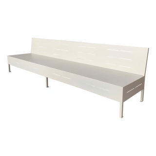 New Large Iron Hall Bench for Outdoor and Indoor with Epoxy Finished For Sale