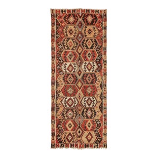 Mid 20th Century Vintage Decorative Turkish Kilim Rug For Sale
