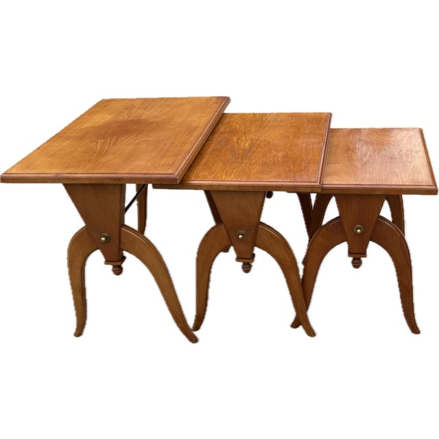MCM Nesting Tables - Set of 3 For Sale - Image 4 of 12