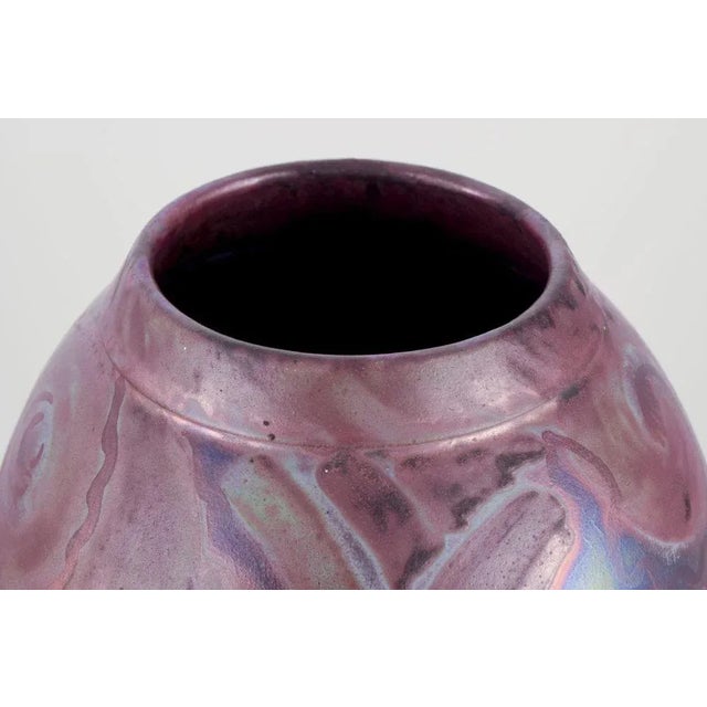 Ceramic Mid-20th Century Large Danish Ceramic Floor Vase with Two Handles from E.B.S. Klint For Sale - Image 7 of 10