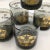 International Board of Directors N C O a Smoked Glass Lowball Glasses-Set of 5 For Sale In Sacramento - Image 6 of 12